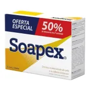Kit Sabonete Antisséptico Soapex 80 g – 2 Unidades x Limpeza Profunda