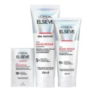 Kit Elseve Bond Repair Shampoo 250 ml + Cond 200 ml + Sachê 7 ml