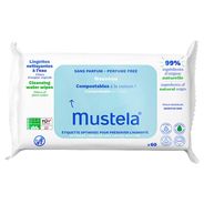 Lenço Umedecido Mustela Vegetal Compostáveis 60 Unidades