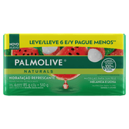 Sabonete Palmolive Naturals Melancia & Lichia 85 g – 6 Unidades