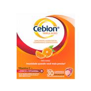Cebion Tripla Ação Laranja 1 g 30 Comprimidos Efervescentes