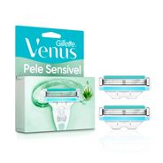 Carga Gillette Venus Pele Sensível 2 Unidades