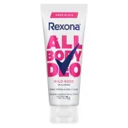 Desodorante Creme Rexona Corporal Wildrose 75g