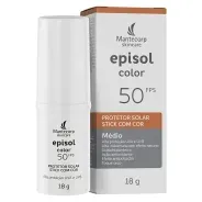 Protetor Facial Episol Color Stick FPS50 Médio 18g