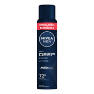 Desodorante Nivea Aero Deep Carvão Ativado 200ml