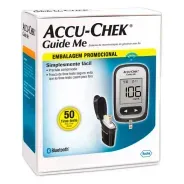Kit Tiras Glicemia Accu-Check Guide Me 50 Tiras + Monitor