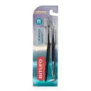Kit Escova Bitufo Ortodôntica + 6 Refis – Higiene Dental