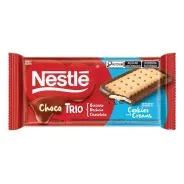 Biscoito Nestlé Chocotrio Leite Recheio Chocolate 90 g
