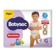 Fralda Babysec Hiper Short G 48 Unidades – Conforto Total