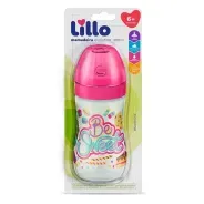 Mamadeira Lillo Divertida 6M+ Rosa 300ml – Bebês