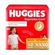 Fralda Descartável Huggies Supreme Care Hiper XXXG 42 un