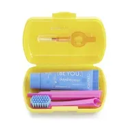 Kit Viagem Curaprox Estojo + Creme Dental + Escova Dental + Escova Interdental