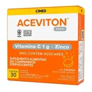 Aceviton Zinco 30 Comprimidos Efervescente