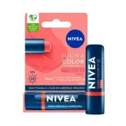 Protetor Labial Nivea Hidra Color Coral 4,8 g