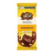Chocolate Arcor Tablete Amendoim 80 g – Chocolate ao Leite & Amendoim