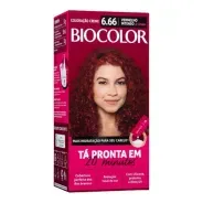 Tintura Capilar Biocolor 6.66 Vermelho Intenso