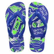 Sandália Havaianas Kids Athletic Branco/Azul 29/30