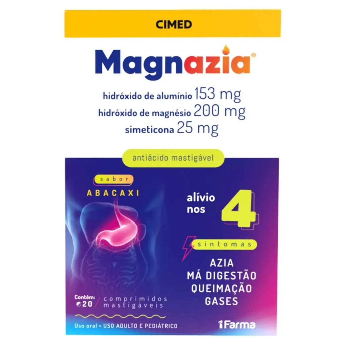 マグトラ　nanaC 45g・48g アキアジ Magnazia Sabor Abacaxi 20 Comprimidos Mastigáveis