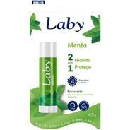 Protetor Solar Labial Bravir Laby Lip Care Fps15 4,5g Menta Blist