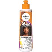 Ativador de Cachos Salon Line SOS Cachos Óleo de Manga Vegano - Para Cabelos Ondulados, Cacheados e Crespos, 300 ml