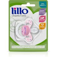 Chupeta Lillo Funny Amor Menina Tamanho 1, Lillo, Rosa, Tam 1