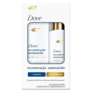 Kit Dove Reconstrução + Aminoácido  Shampoo 350ml + Condicionador 175ml