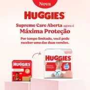 Fralda Descartável Huggies Supreme Care XXG 58 Unidades