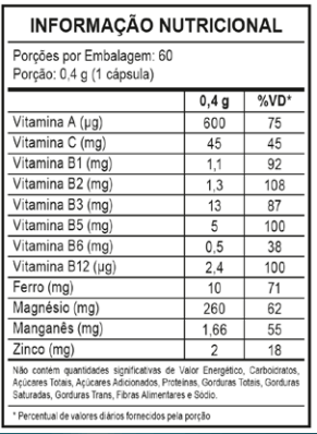 UltraCaps Homem A-Z 60 Cápsulas | Multivitamínico Masculino
